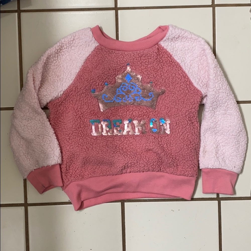 Disney Dream On Sequin Sweater, Size 4 Girls